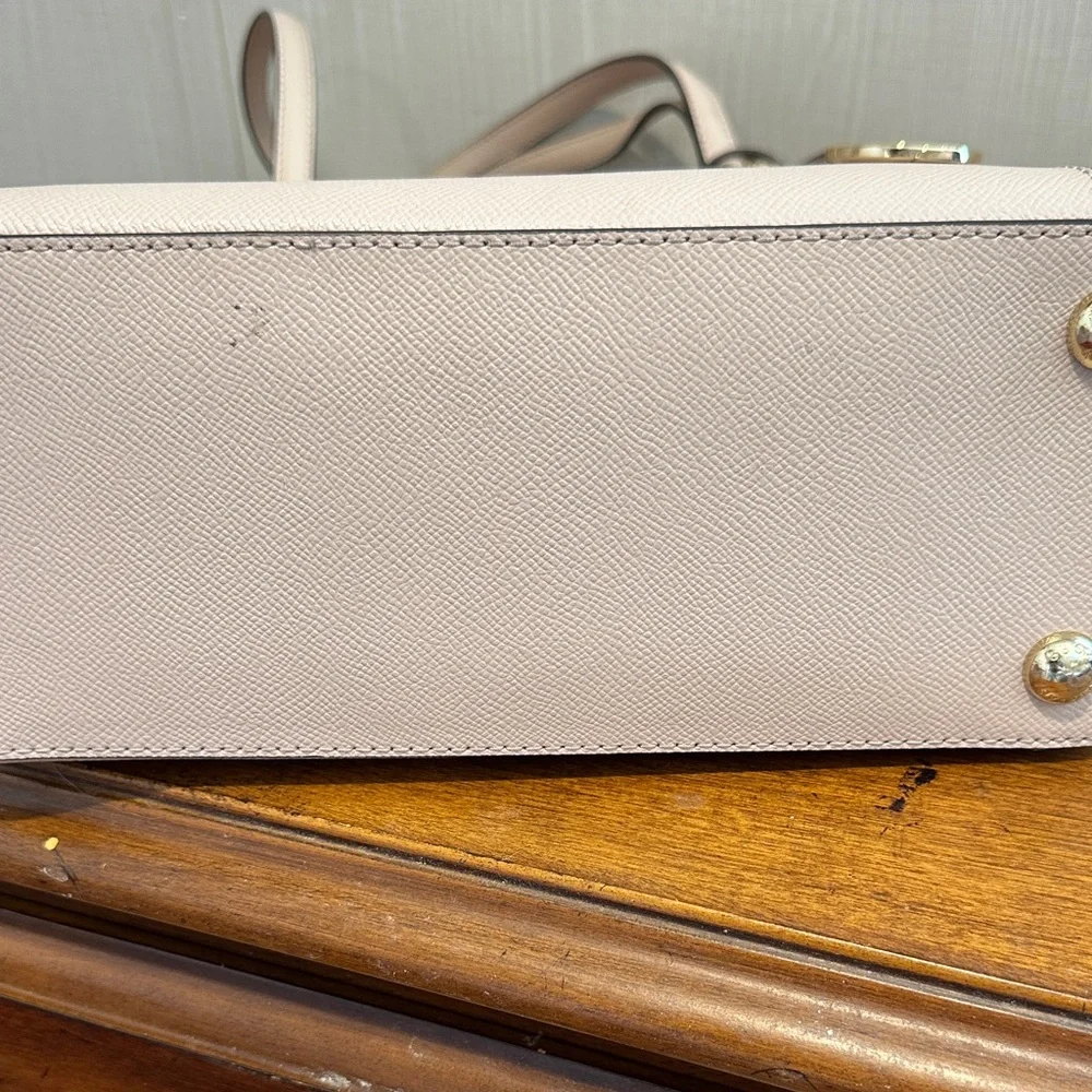 Michael Kors Light Beige/Pink Charlotte Tote Bag - Picture 4 of 12
